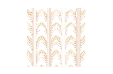 Elegant Art Deco inspired geometric pattern with subtle gold lines and textured cream accents, perfect for sophisticated interiors and luxury branding.
