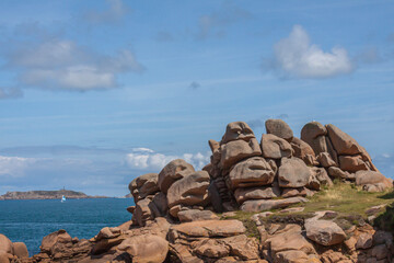 An der Cote de Granit Rose, Bretagne