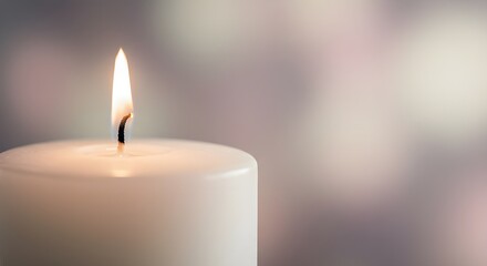 Burning candle.