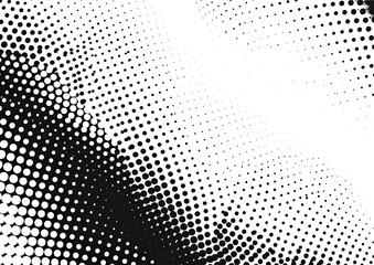 Halftone dots swirl background design, abstract texture