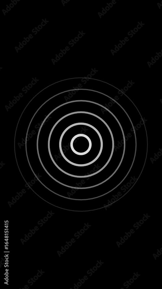 Poster technology radio waves signal icon animation. radio waves background. network tower produced radio w