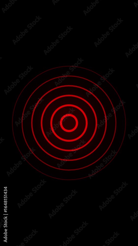 Poster technology radio waves signal icon animation. radio waves background. network tower produced radio w