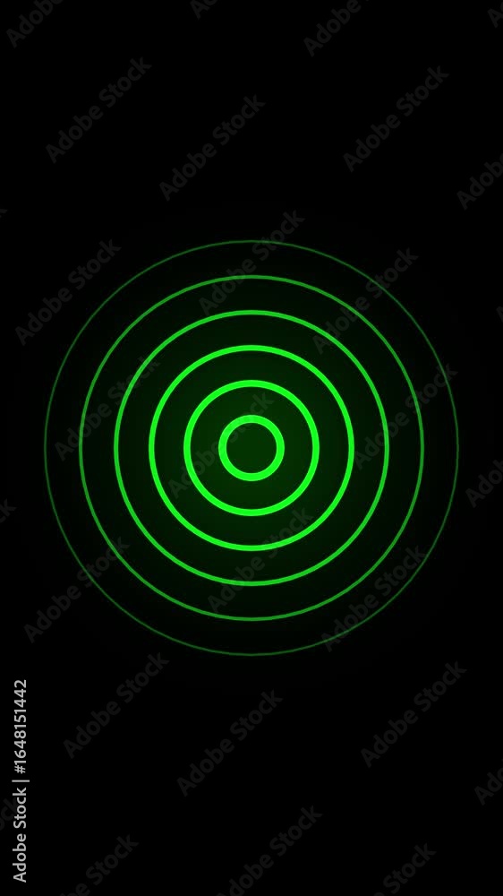 Poster technology radio waves signal icon animation. radio waves background. network tower produced radio w