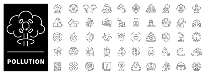 Customer support service outline icons collection. Customer service vector icons in line style. Customer service related icons