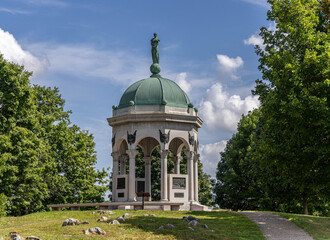 Photo of the Maryland Monument at the Antietam National Battlefield Sharpsburg Maryland USA