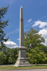 Photo of the Philadelphia Brigade Memorial at the West Woods at the Antietam National Battlefield Sharpsburg Maryland USA