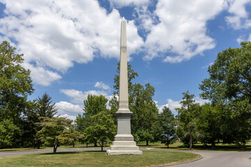Photo of the Philadelphia Brigade Memorial at the West Woods at the Antietam National Battlefield Sharpsburg Maryland USA