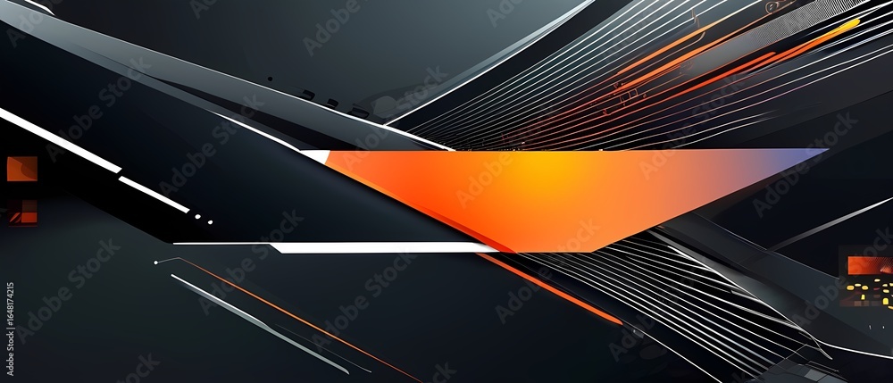 Poster dynamic graphic design elements digital workspace visual content abstract environment close-up view 