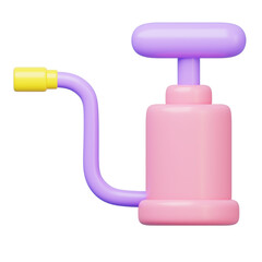 Pink purple air pump