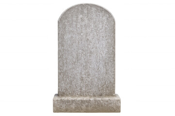 Aged stone memorial symbolizing life's transience, mortality, framing remembrance against stark isolated backdrop