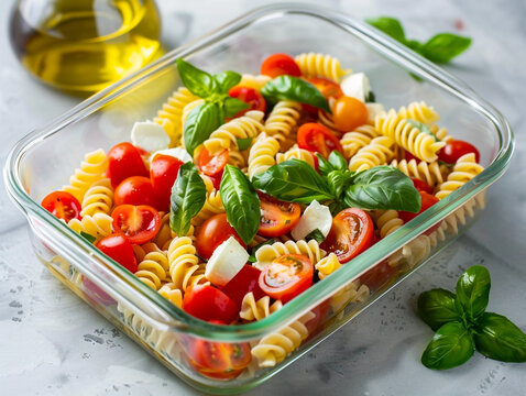 Italian Pasta Salad Meal Prep