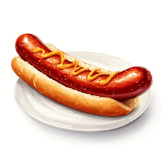 Very Delicious Hotdog design very cool