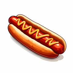 Very Delicious Hotdog design very cool