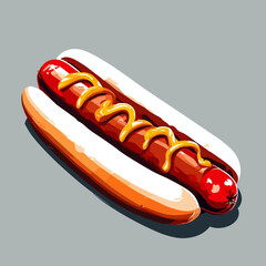 Very Delicious Hotdog design very cool