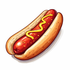 Very Delicious Hotdog design very cool