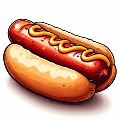 Very Delicious Hotdog design very cool
