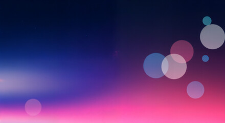 Abstract background with bokeh lights, purple and blue gradient, modern design
