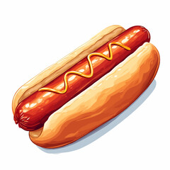 Very Delicious Hotdog design very cool