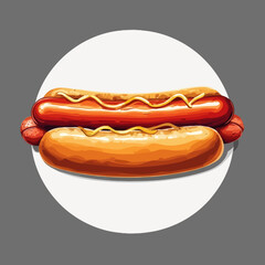 Very Delicious Hotdog design very cool