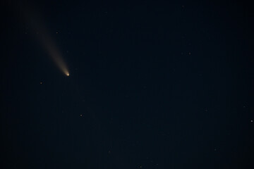Comet in the Canadian foothills