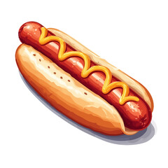 Very Delicious Hotdog design very cool