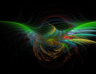 Imaginatory fractal abstract background Image