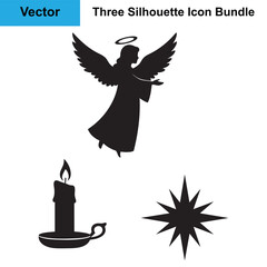 Christmas Angel Bundle Silhouette