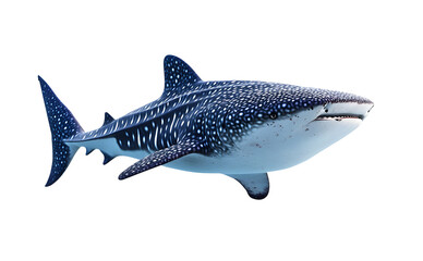 Fototapeta premium Shark isolated on Transparent background, Shark PNG, Shark PNG Background, whale shark