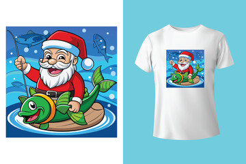 Naughty, Nice Christmas t-shirt design vector file