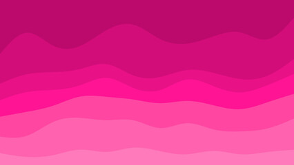 Abstract flowing waves of vibrant pink and magenta create a dynamic and modern background with a smooth gradient effect.