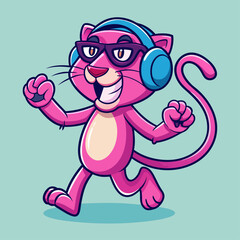 pink panther mascot