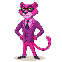 pink panther mascot