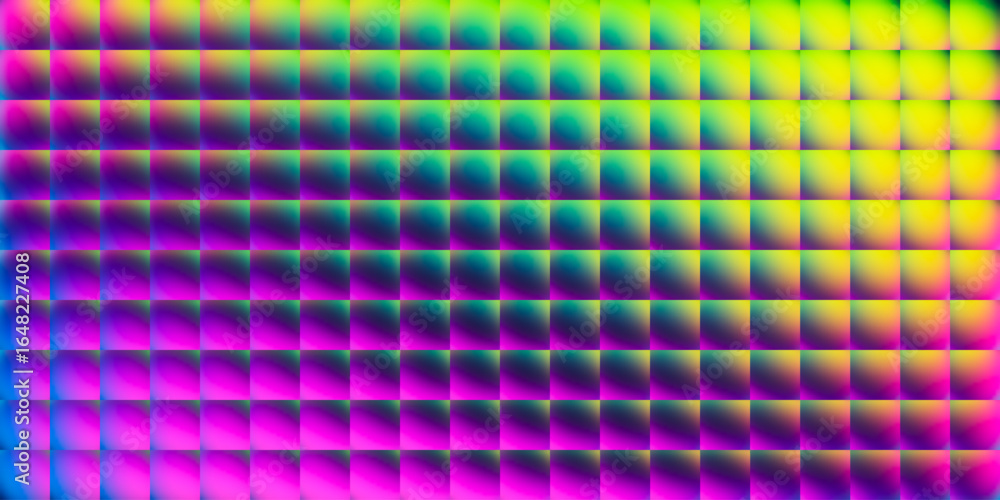 Poster rainbow glass tile pattern background filled with luminous gradients and shifting hues. abstract dig