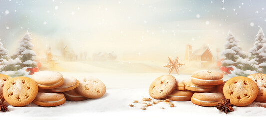 christmas cookies and spices, Christmas background hd , 

