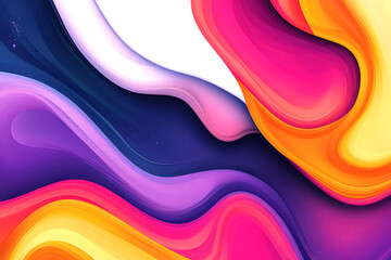 Vibrant swirling colors abstract fluid art with bold pink orange purple hues