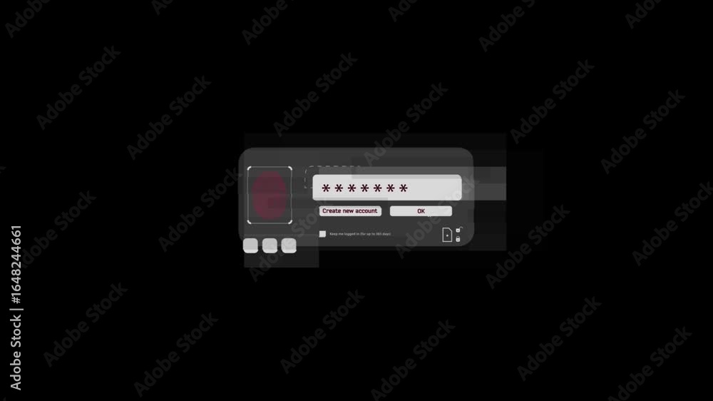 Fototapete a mobile device screen shows a user interface for creating a new account. there are options to enter