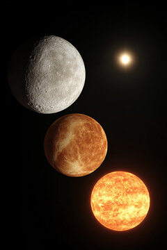 Moon Planet Sun Celestial Stars Space Galaxy Universe Cosmos Astronomy Solar System Stellar Night Sky Brightness Light Darkness Gravity Infinity Astrophysics Exploration Scientific Phenomena