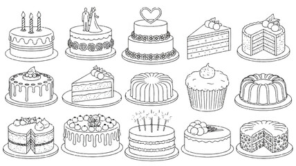 Abstract geometric silhouette design