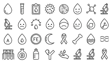 Abstract geometric shapes silhouette design