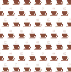 Bar and restaurant seamless pattern