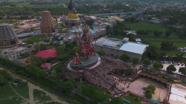 Aerial View of Maa Vaishno Devi Vrindavan