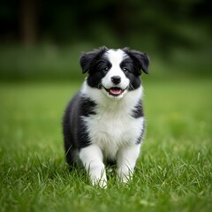 Fototapeta premium border collie puppy