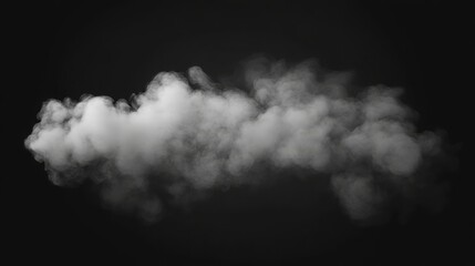 hite smoke puff isolated on transparent black background.. Steam explosion special effect. Effective texture of steam, fog, cloud, smoke. Stock royalty illustration. PNG stock illustration