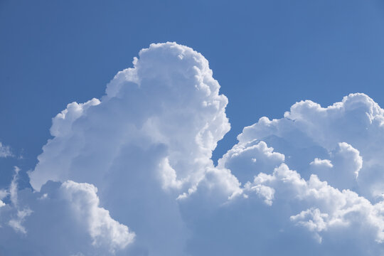 Blue sky with clouds	