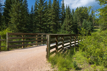 Bridge on the George S. Mickelson trail, South Dakota