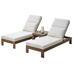 armchair isolated on white