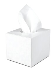 White tissue box