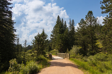 Bridge on the George S. Mickelson trail, South Dakota
