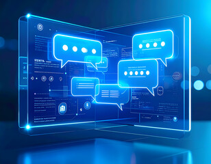 Ai chatbot communication technology digital interface virtual assistant