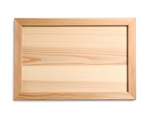 Light-colored wood frame, blank